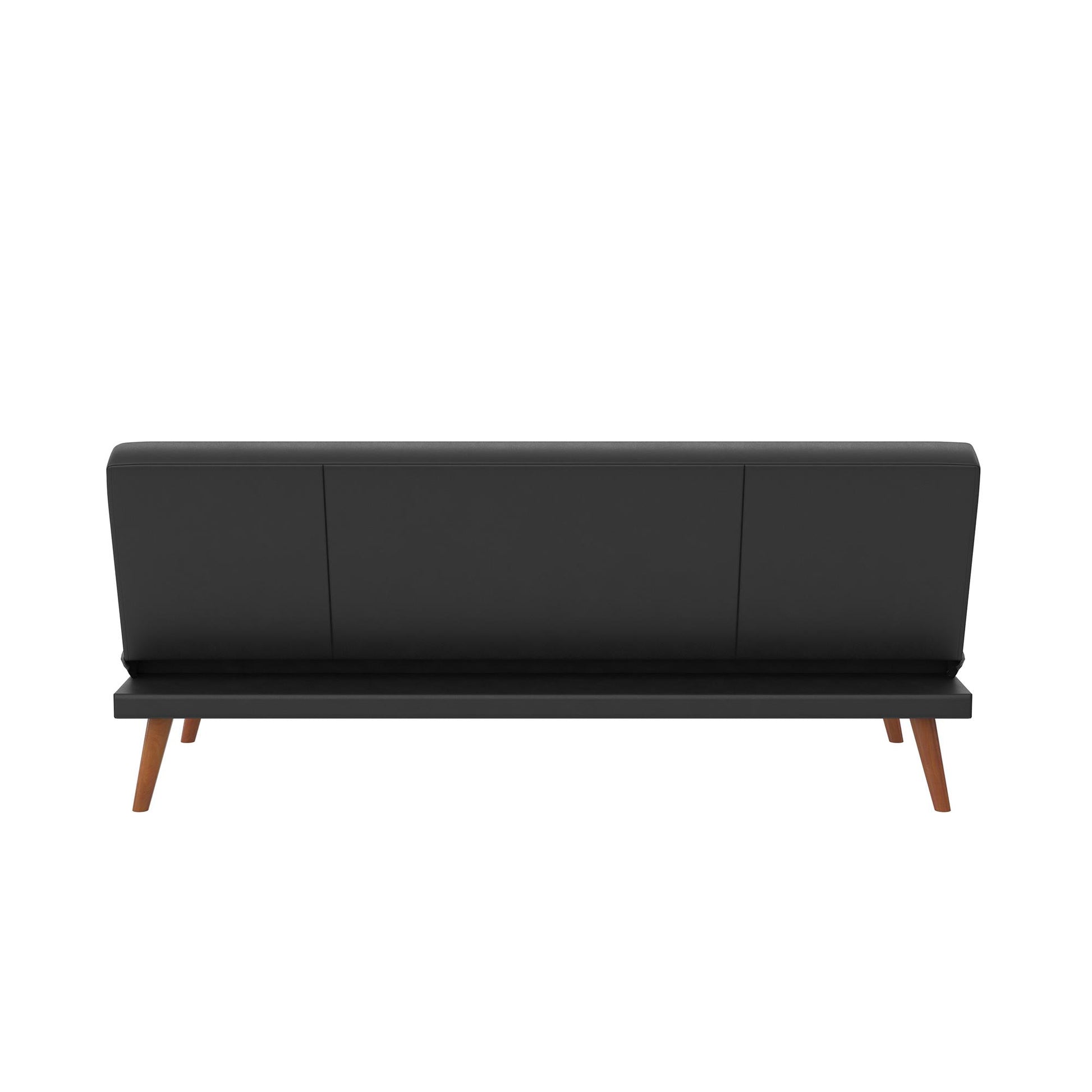 Brittany Armless Futon - Black