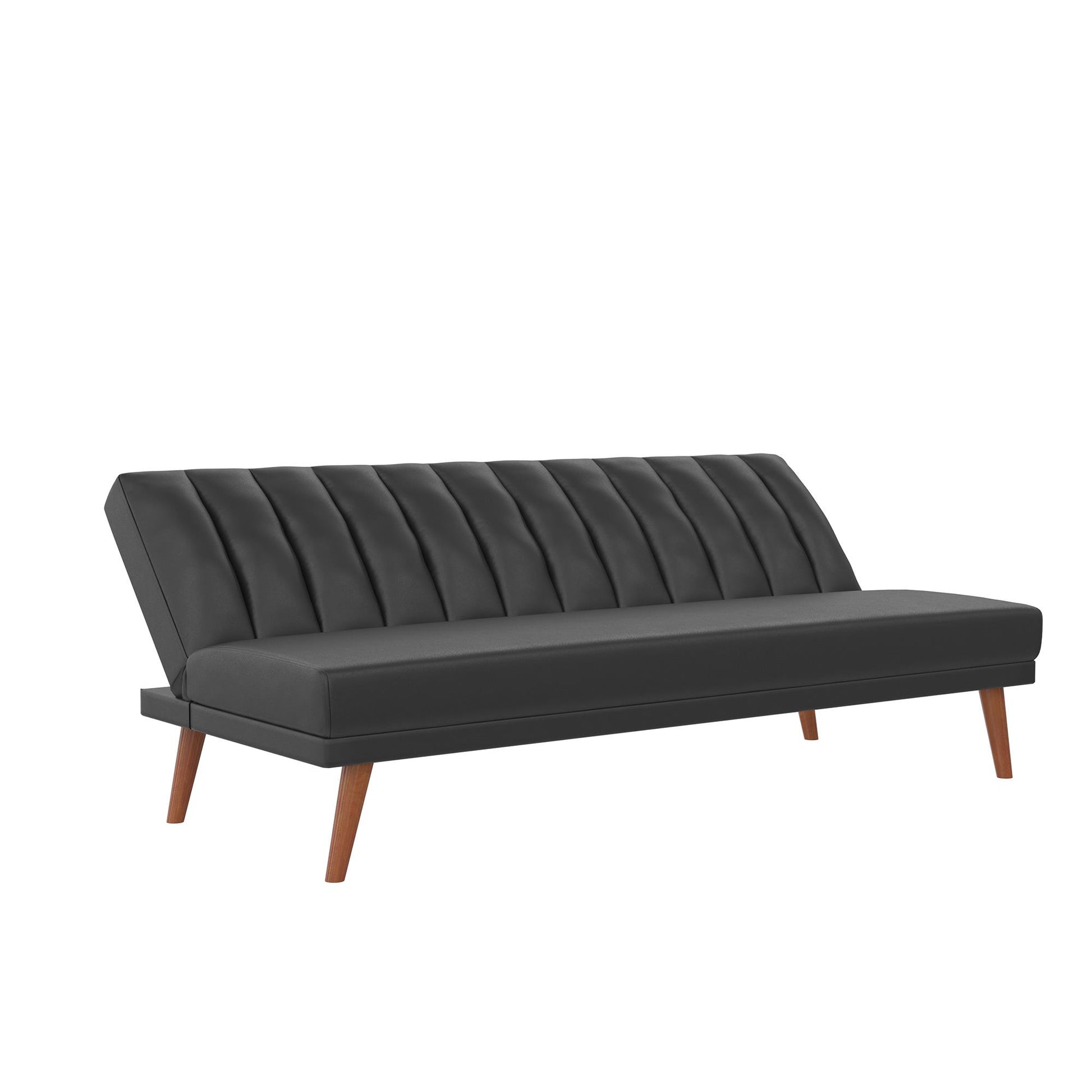 Brittany Armless Futon - Black