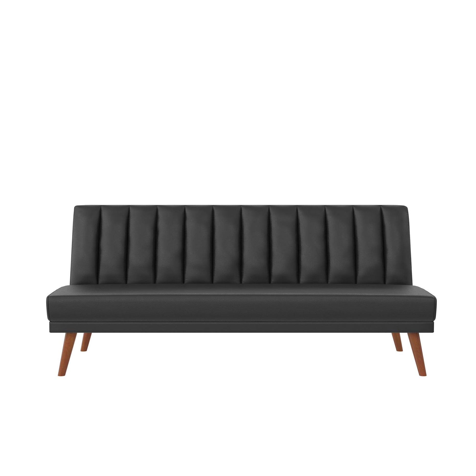 Brittany Armless Futon - Black