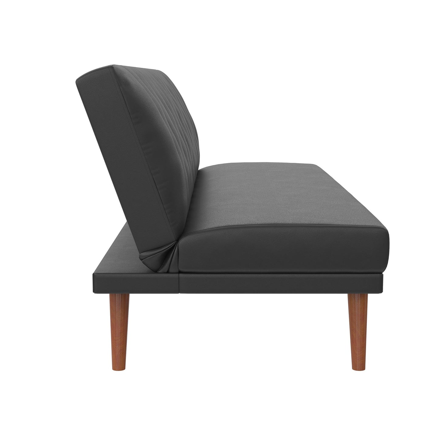 Brittany Armless Futon - Black