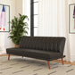 Brittany Armless Futon - Black