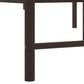 Manila White Metal Bed with Sturdy Metal Frame and Slats - Bronze - Queen