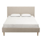 Daphne Upholstered Bed - Ivory - Full