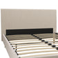 Daphne Upholstered Bed - Ivory - Full