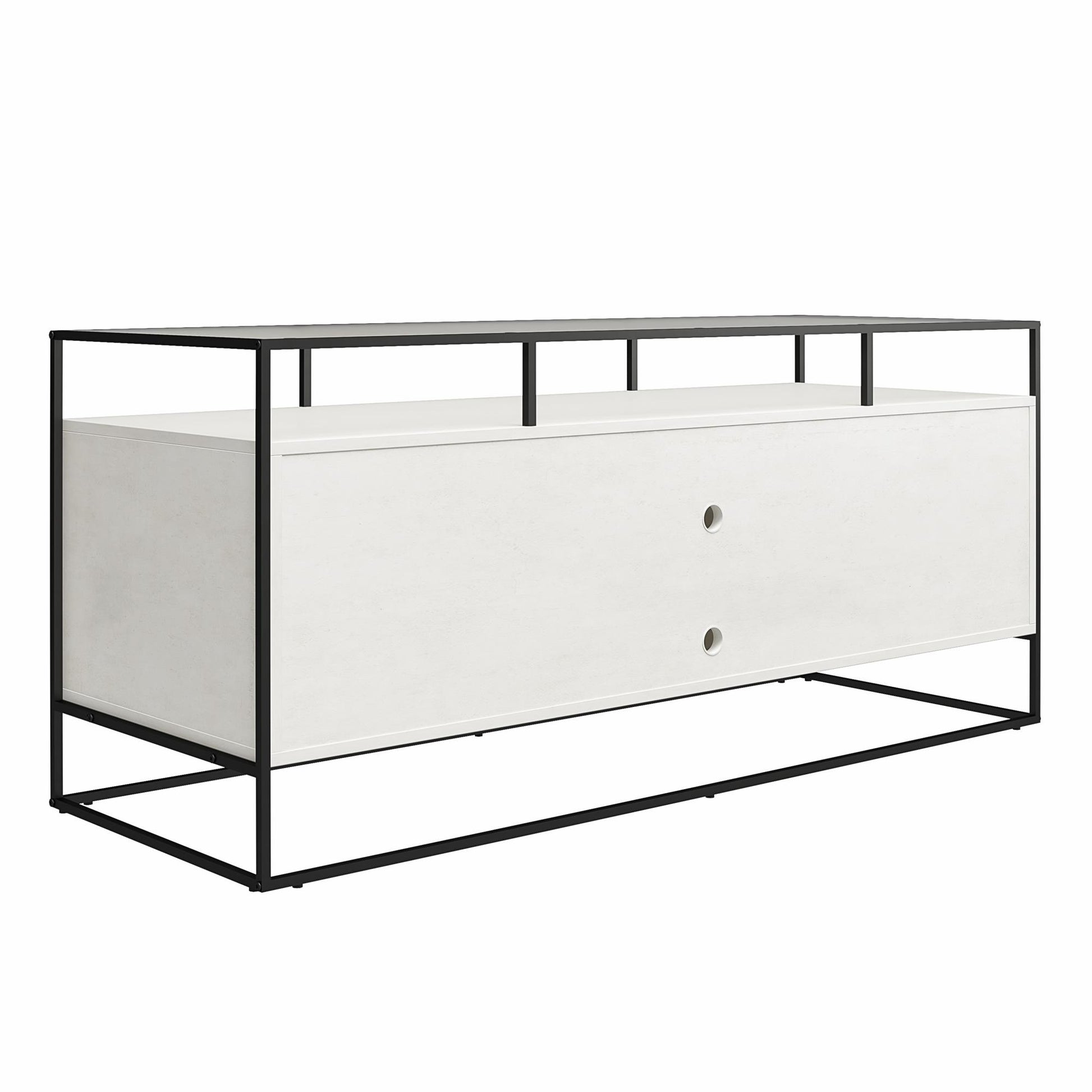 Camley Modern Media Console TV Stand for TVs up to 54", Plaster - Plaster