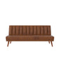 Brittany Armless Futon - Camel