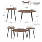 Morley 3 Piece Coffee Table and End Table Set - Walnut
