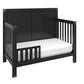 Miles Toddler Wooden Guardrail for Cribs - Black