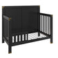 Miles Toddler Wooden Guardrail for Cribs - Black