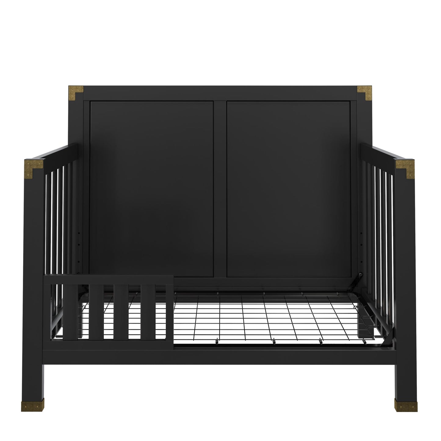 Miles Toddler Wooden Guardrail for Cribs - Black