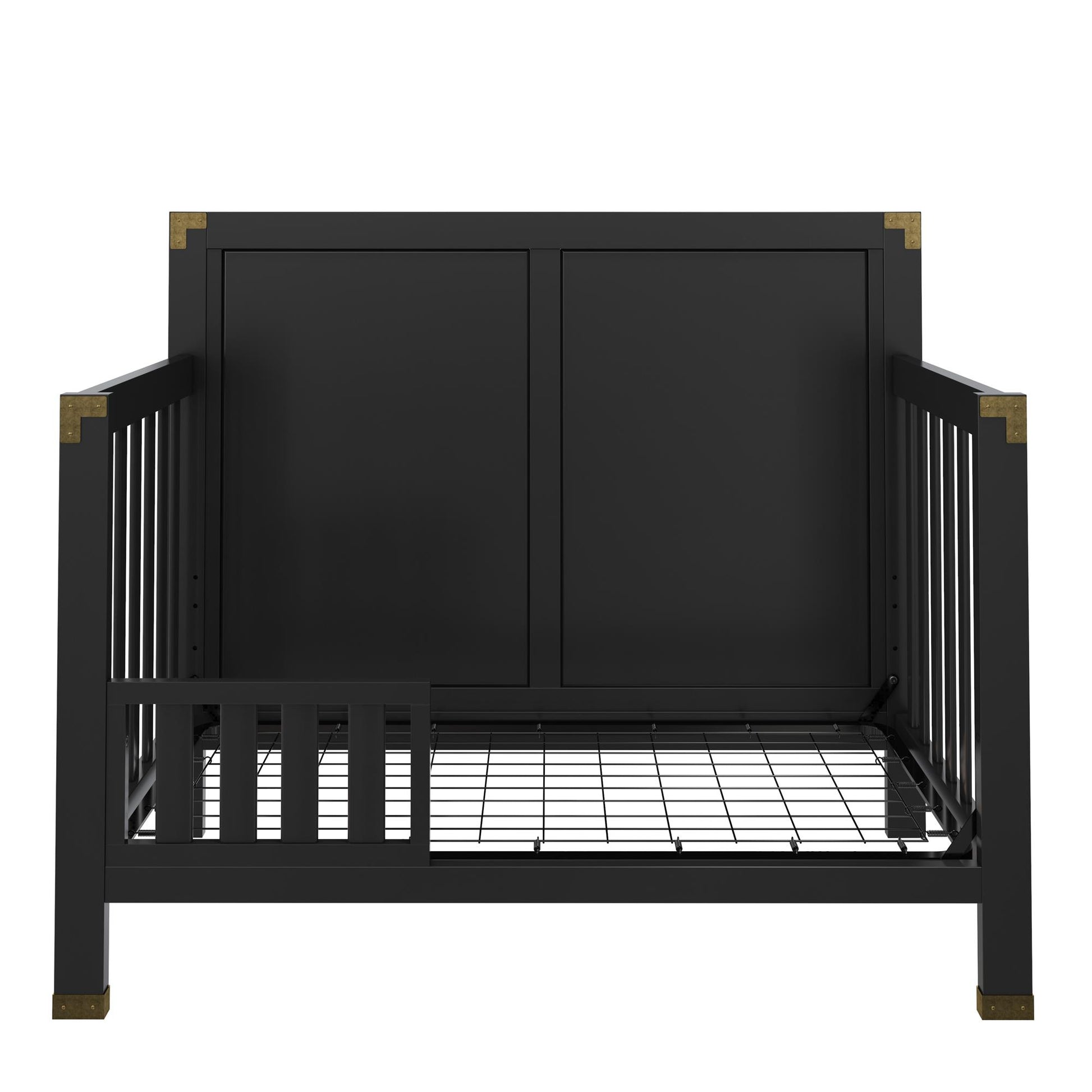Miles Toddler Wooden Guardrail for Cribs - Black