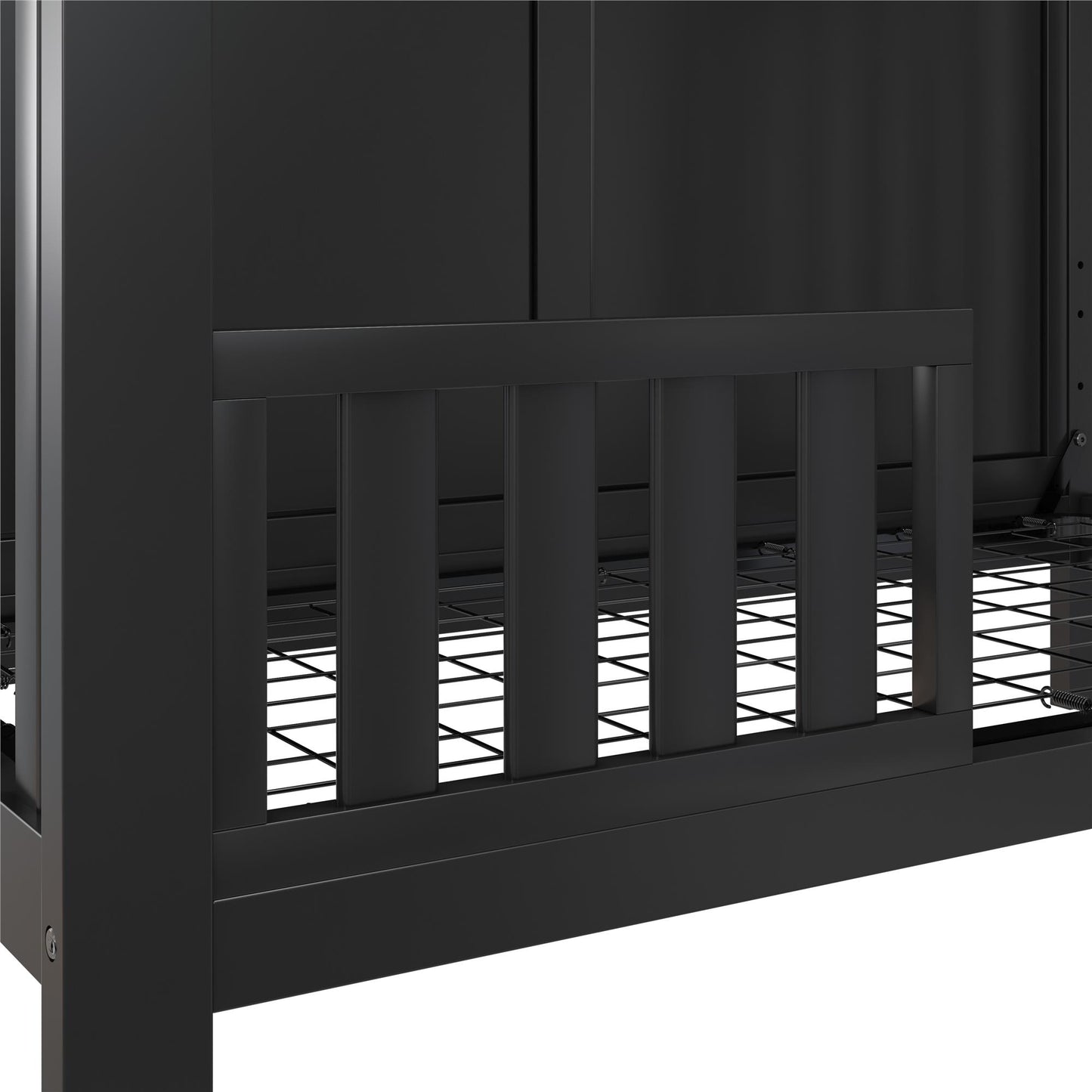 Miles Toddler Wooden Guardrail for Cribs - Black