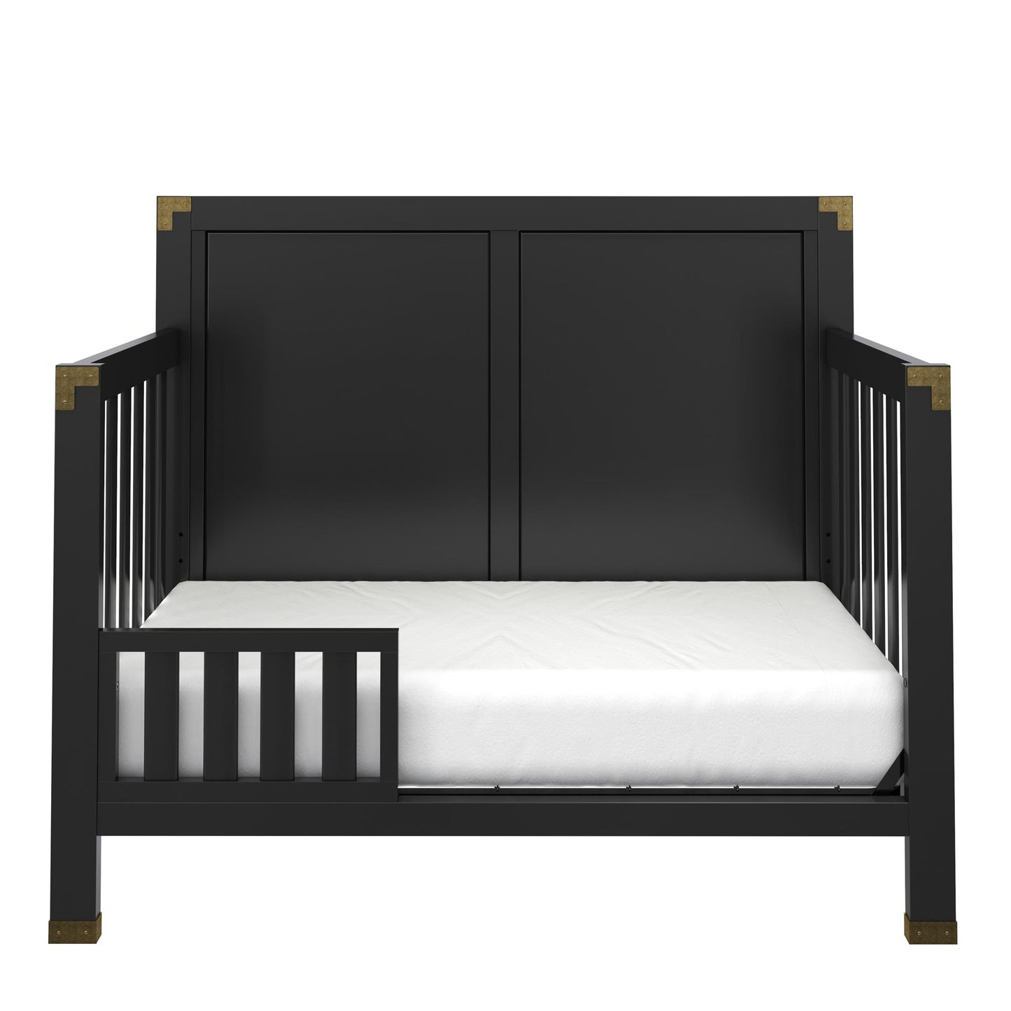 Miles Toddler Wooden Guardrail for Cribs - Black