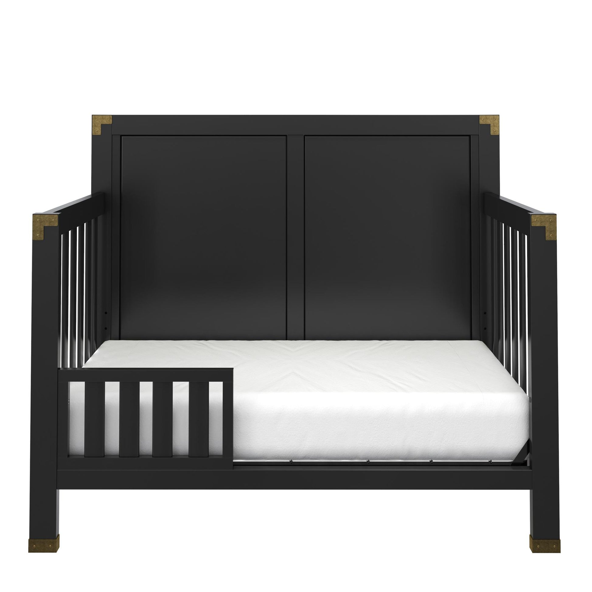 Miles Toddler Wooden Guardrail for Cribs - Black