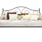 Victoria Metal Daybed with 15 Inch Clearance for Storage - Pewter - Full