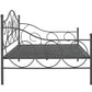 Victoria Metal Daybed with 15 Inch Clearance for Storage - Pewter - Full