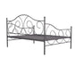 Victoria Metal Daybed with 15 Inch Clearance for Storage - Pewter - Full