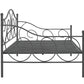 Victoria Metal Daybed with 15 Inch Clearance for Storage - Pewter - Full