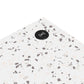 CosmoLiving by Cosmopolitan Astor Desk w/ Wireless Charger, White with Terrazzo Top - White