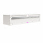 Glitch Floating TV Stand for TVs up to 60 Inches - White