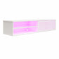 Glitch Floating TV Stand for TVs up to 60 Inches - White