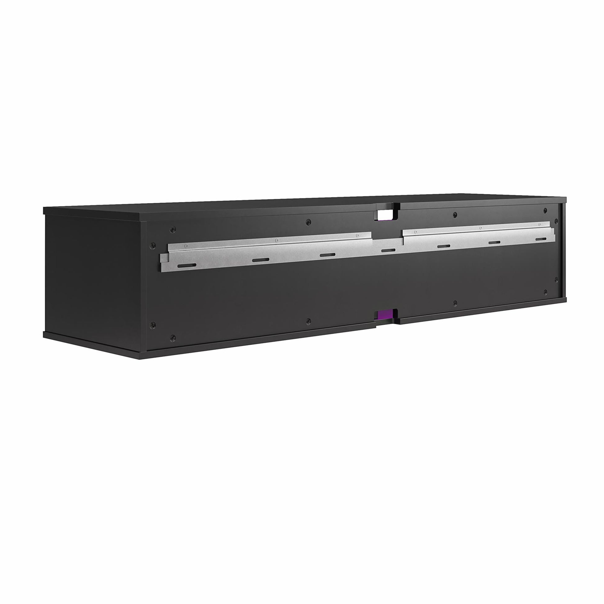 Glitch Floating TV Stand for TVs up to 60 Inches - Black