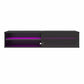Glitch Floating TV Stand for TVs up to 60 Inches - Black