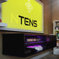 Glitch Floating TV Stand for TVs up to 60 Inches - Black
