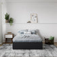 Maven Platform Bed with 2 Rollout Drawers for Storage - Black Faux Leather - Full