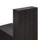 London Hobby Bookcase and Crafting Desk with Cubbies - Espresso