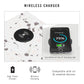 CosmoLiving by Cosmopolitan Astor Desk w/ Wireless Charger, White with Terrazzo Top - White