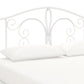Bombay Victorian Metal Bed with Secured Metal Slats - White - Queen