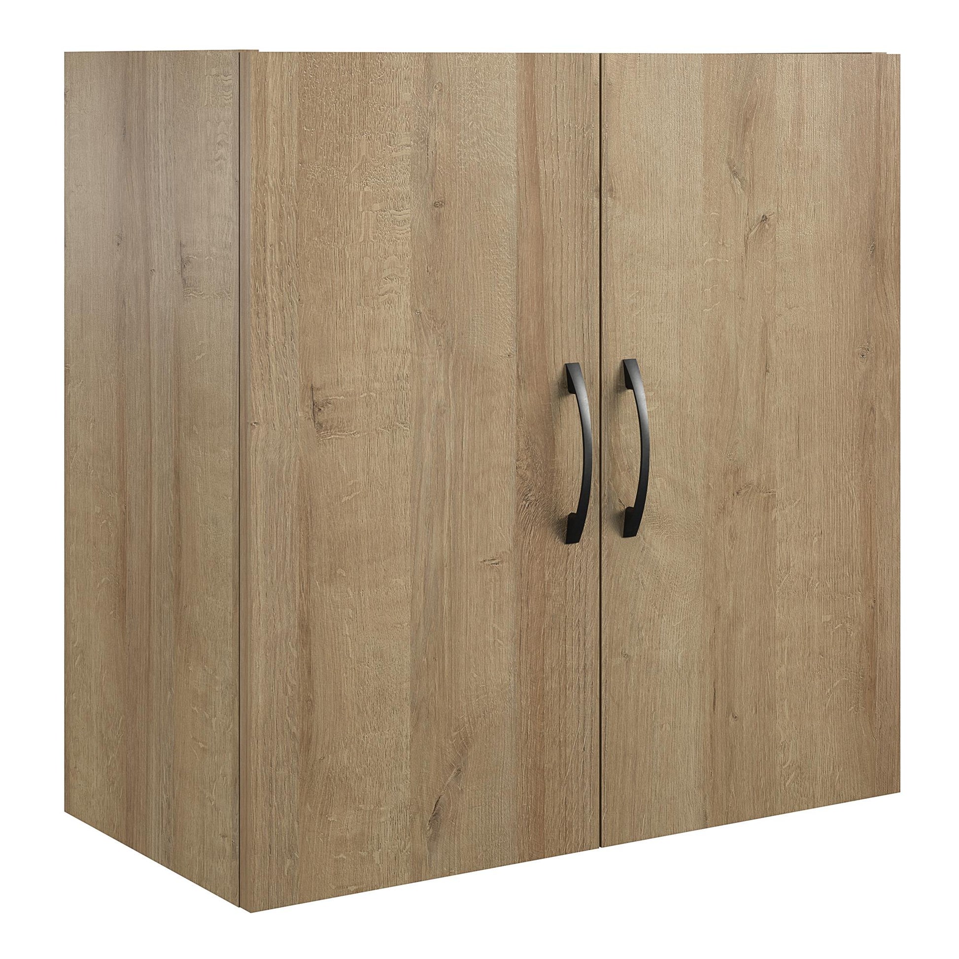 Basin 24" 2 Door Wall Cabinet with Adjustable Shelf - Natural
