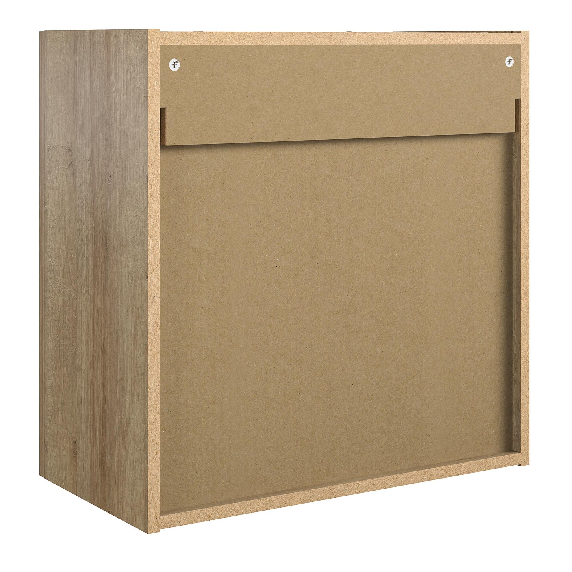 Basin 24" 2 Door Wall Cabinet with Adjustable Shelf - Natural