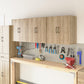 Basin 24" 2 Door Wall Cabinet with Adjustable Shelf - Natural