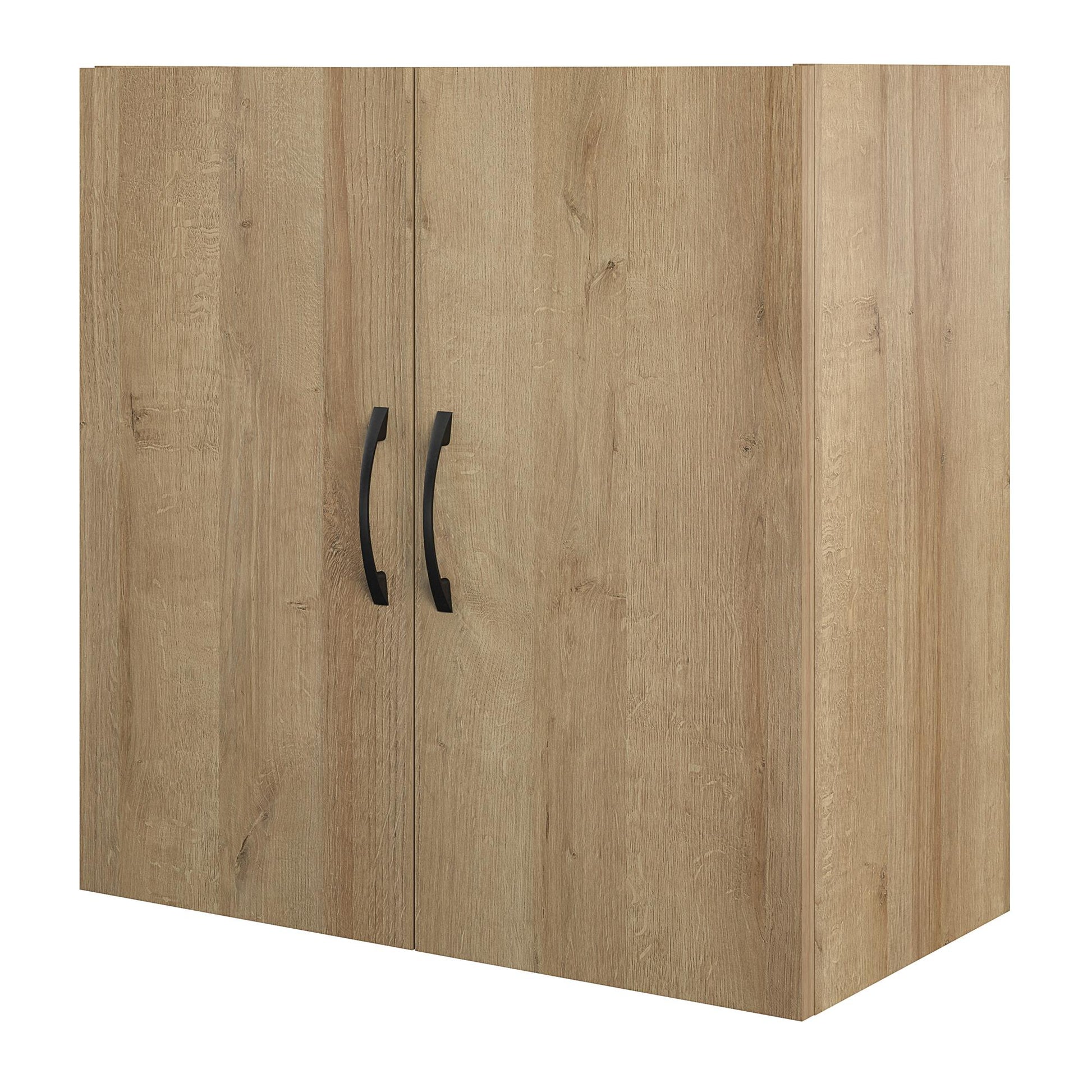 Basin 24" 2 Door Wall Cabinet with Adjustable Shelf - Natural