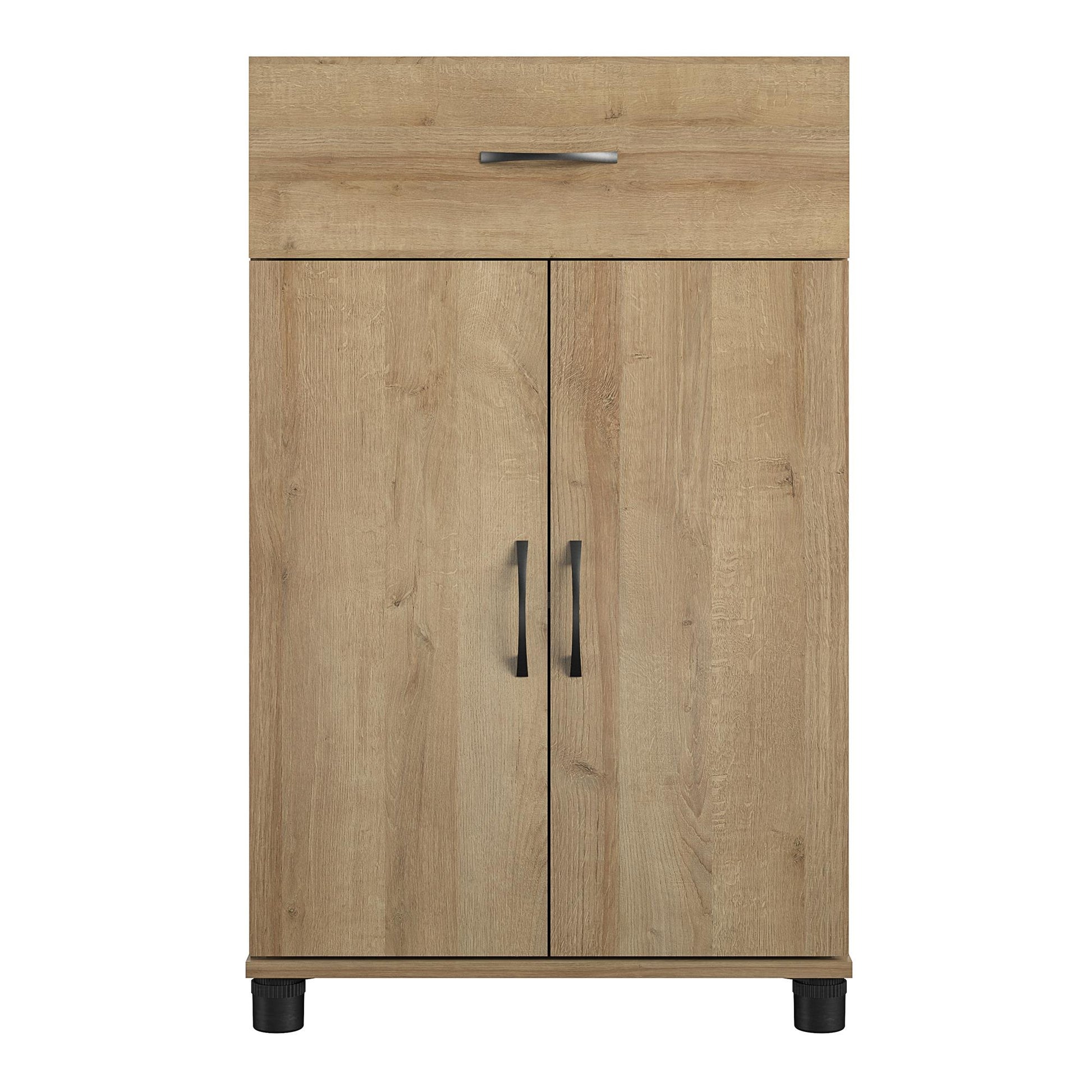 Basin 24" 1 Drawer/2 Door Base Storage Cabinet with Adjustable Shelf - Natural