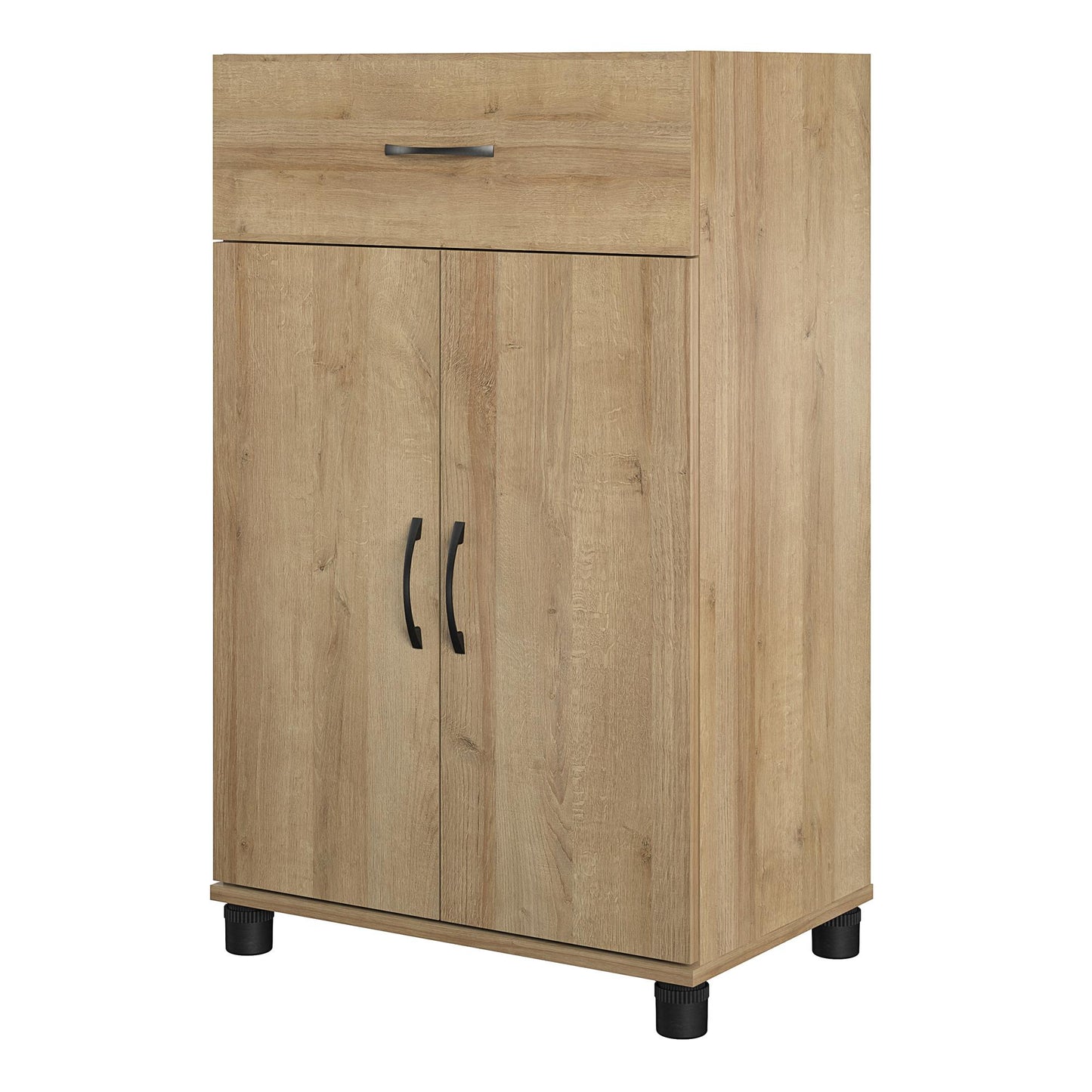 Basin 24" 1 Drawer/2 Door Base Storage Cabinet with Adjustable Shelf - Natural