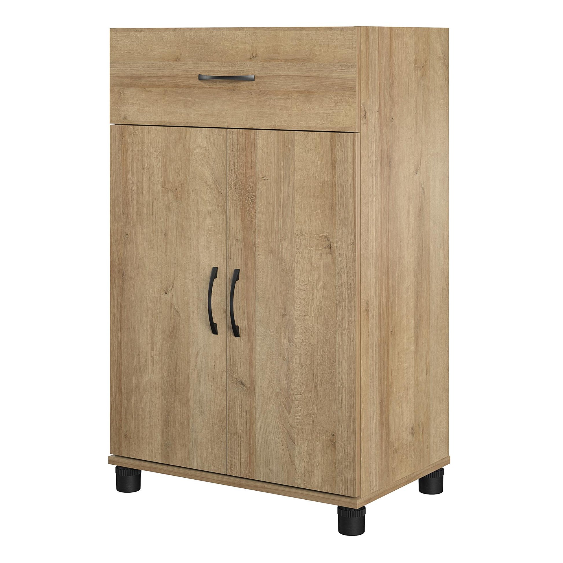Basin 24" 1 Drawer/2 Door Base Storage Cabinet with Adjustable Shelf - Natural