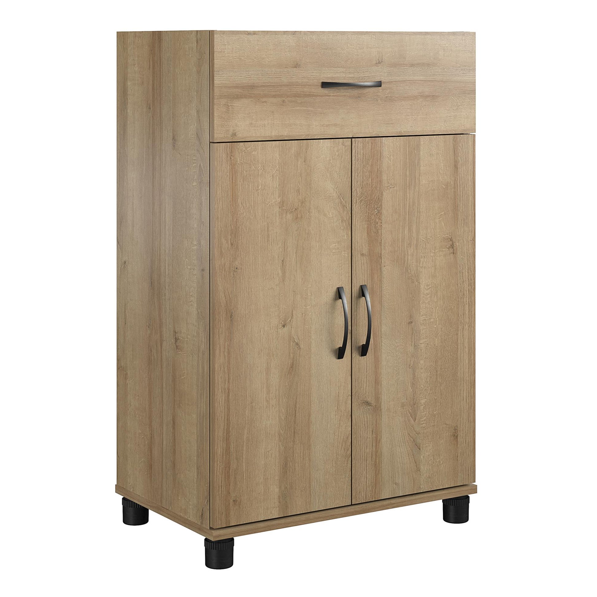 Basin 24" 1 Drawer/2 Door Base Storage Cabinet with Adjustable Shelf - Natural