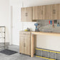 Basin 24" 1 Drawer/2 Door Base Storage Cabinet with Adjustable Shelf - Natural