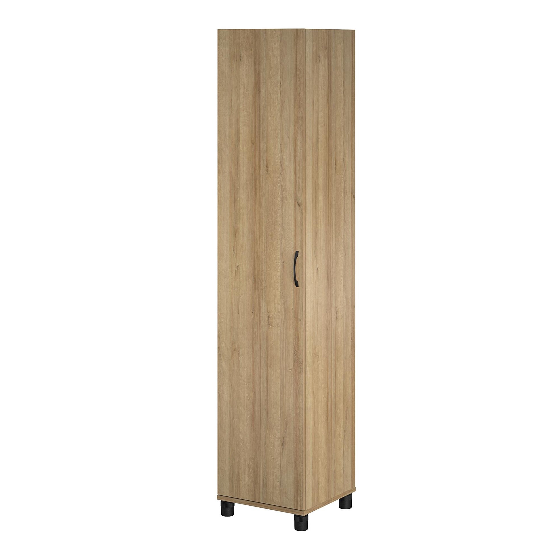 Basin 16" Utility Storage Cabinet with Adjustable Shelving - Natural