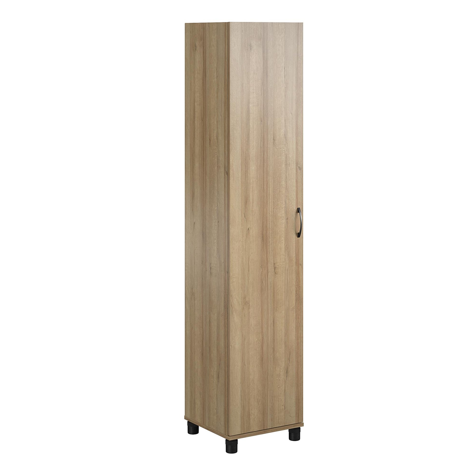Basin 16" Utility Storage Cabinet with Adjustable Shelving - Natural