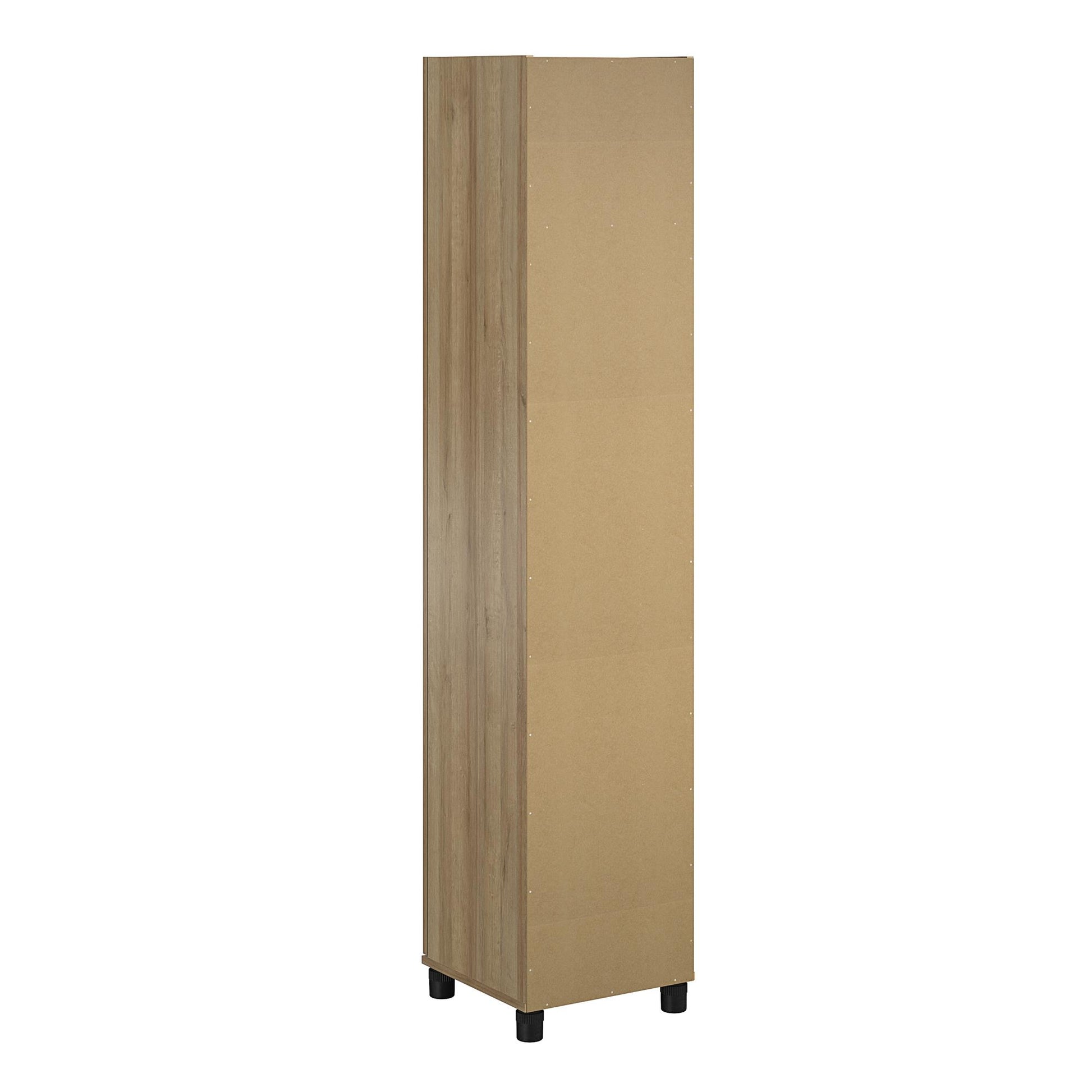 Basin 16" Utility Storage Cabinet with Adjustable Shelving - Natural