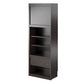 Signature Sleep Single Side Cabinet for Wall Beds with Pullout Nightstand and Storage, Espresso - Espresso