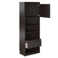 Signature Sleep Single Side Cabinet for Wall Beds with Pullout Nightstand and Storage, Espresso - Espresso
