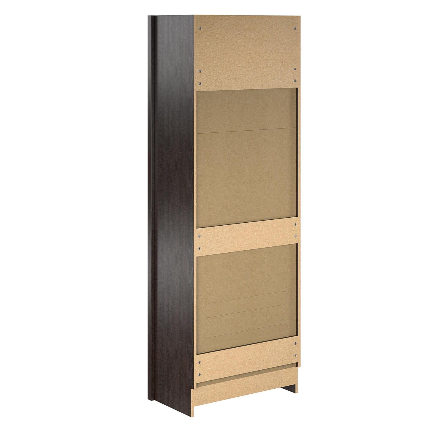 Signature Sleep Single Side Cabinet for Wall Beds with Pullout Nightstand and Storage, Espresso - Espresso