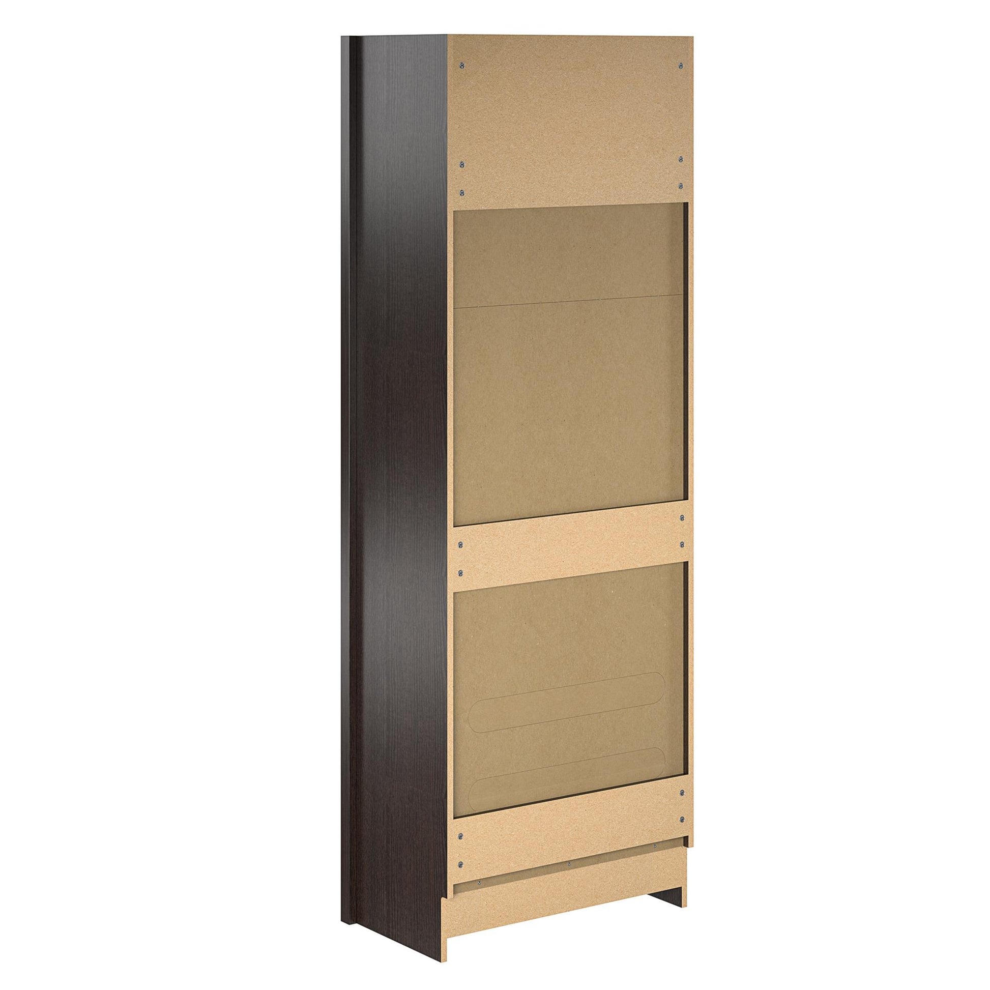 Signature Sleep Single Side Cabinet for Wall Beds with Pullout Nightstand and Storage, Espresso - Espresso