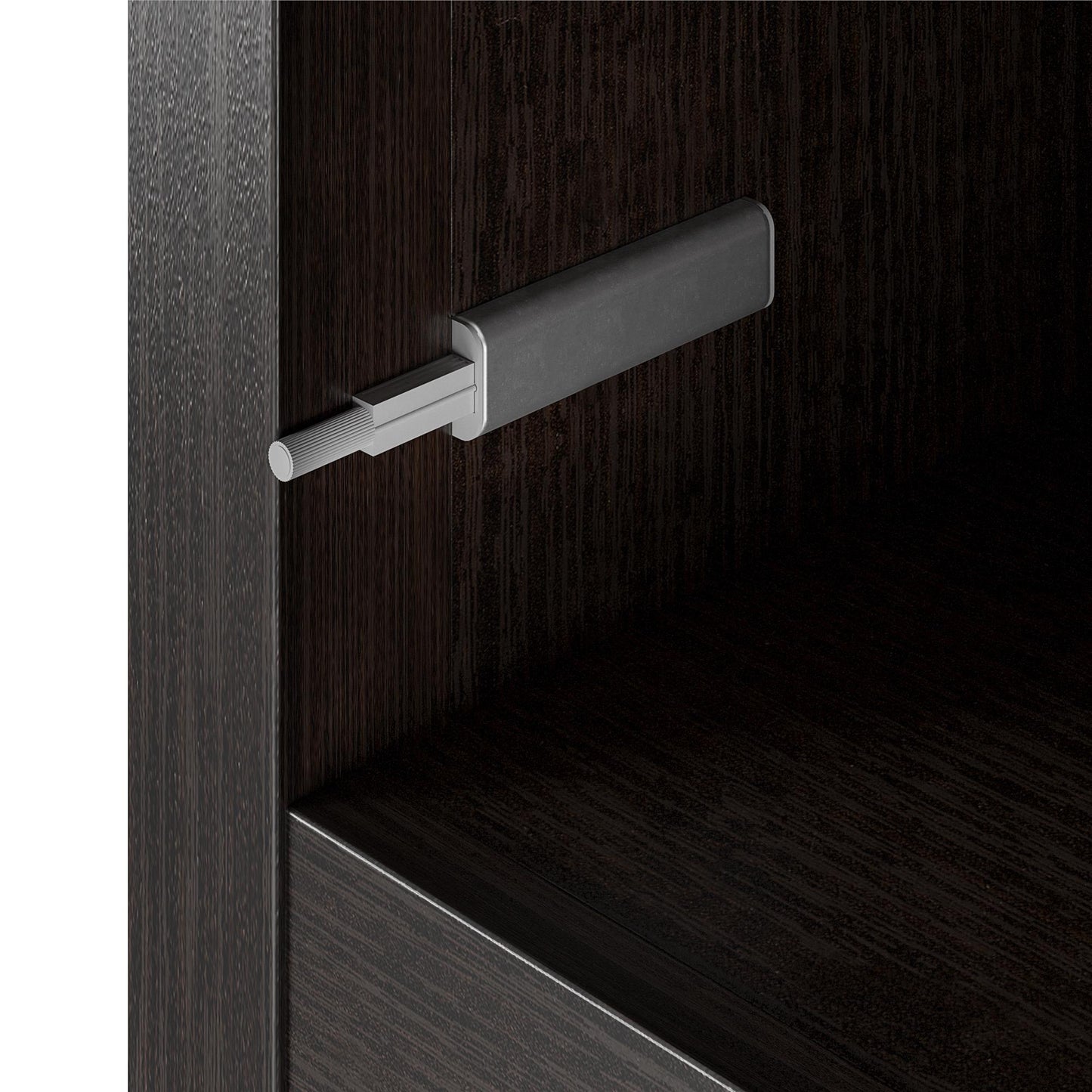 Signature Sleep Single Side Cabinet for Wall Beds with Pullout Nightstand and Storage, Espresso - Espresso