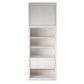 Signature Sleep Single Side Cabinet for Wall Beds with Pullout Nightstand and Storage, Ivory Oak - Ivory Oak